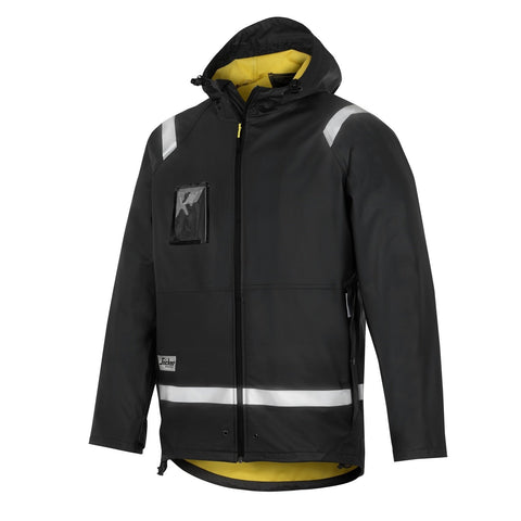 Snickers Lightweight Rain Jacket with 3M Relective strips. Waterproof - 8200 - Snickers Online
