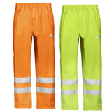 Snickers Workwear Hi Vis Waterproof Rain Trousers (Lightweight) Class 2 - 8243 - Snickers Online