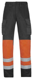 Snickers Hi Vis Trousers. Class 1 (Dirt Repelling) UK SUPPLIER-3833 - Snickers Online