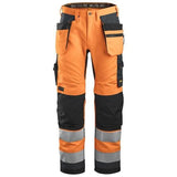 Workwear High Visibility Trouser with Holster Pockets - Class 2, Style 6230 - Snickers Online