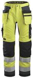 Workwear High Visibility Trouser with Holster Pockets - Class 2, Style 6230 - Snickers Online