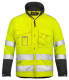 Snickers Hi Vis Work Jacket. Hardwearing Cotton / Polyester. Class 3 - 1633 - snickers-online