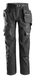 Black Snickers FlexiWork Floorlayer Trousers - 6923 Trousers Snickers Online The all-new Snickers Floor layer trousers replace the 3223 traditional floor layer trouser, FlexiWork, Floorlayer Trousers with Holster Pockets, Taking the best from FlexiWork and our classic floor layer trousers these trousers are destined to become the new favourites. Made from a durable Ripstop-fabric with mechanical stretch they offer great flexibility and comfort with advanced functionality