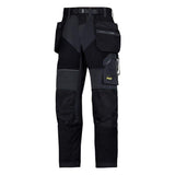 Snickers Flexi Work trousers with Kneepad & Holster Pockets - 6902 snickers-online Trousers  are taking working comfort and flexibility to the extreme. Super-light work trousers in high-tech body-mapped design, combining ventilating stretch fabric with Cordura reinforcements and holster pockets for outstanding freedom of movement and functionality. High-tech body-mapped design with super-light ventilating stretch fabric and true pre-bent legs for extreme comfort and freedom of movement Advanced KneeGuard