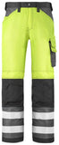 Snickers Hi Vis Trousers. Kneepad Pockets. Class 2. UK SUPPLIER-3333 - snickers-online