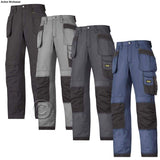 Snickers Original Lightweight Rip Stop Cordura Work Trousers with Kneepad & Holster Pockets -3213 snickers-online Turn down the heat with these Snickers Original 3 Series old style trousers. Wear these amazing Snickers 3 Series work trousers made of super-light yet durable rip-stop fabric. Count on advanced cut, superior Cordura reinforced knee protection and a range of pockets, including holster pockets. Advanced cut with Twisted Leg design and Snickers Workwear Gusset