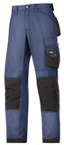 Navy Blue Snickers Rip Stop Cordura Light Work Trousers with Kneepad Pockets -3313 - snickers-online Turn down the heat. Wear these amazing work trousers made of super-light yet durable rip-stop fabric. Count on advanced cut, superior Cordura reinforced knee protection and a range of pockets for all your on-the-job needs.  Advanced cut with Twisted Leg design and Snickers Workwear Gusset in crotch for outstanding working comfort with every move