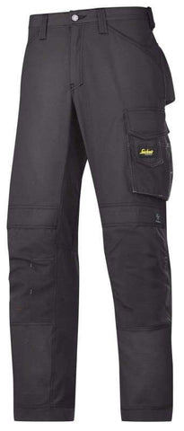 Black Snickers Rip Stop Cordura Light Work Trousers with Kneepad Pockets -3313 - snickers-online Turn down the heat. Wear these amazing work trousers made of super-light yet durable rip-stop fabric. Count on advanced cut, superior Cordura reinforced knee protection and a range of pockets for all your on-the-job needs.  Advanced cut with Twisted Leg design and Snickers Workwear Gusset in crotch for outstanding working comfort with every move