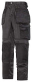 Black Snickers Classic 3 Series Ultimate Work Trousers with Kneepad & Holster Pockets -3212 - snickers-online Extremely hard-wearing work trousers made in dirt repellent DuraTwill fabric. Features an advanced cut with Twisted Leg design, Cordura® reinforcements for extra durability and a range of pockets, including holster pockets and phone compartment. Advanced cut with Twisted Leg design and Snickers Workwear Gusset i